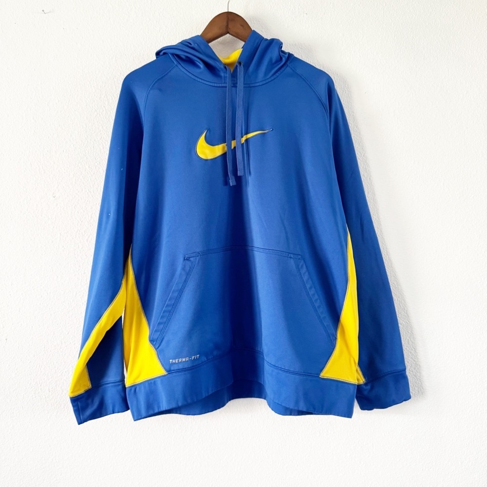 Nike Vintage ThermaFit Hoodie Y2K Streetwear XXL Athleisure